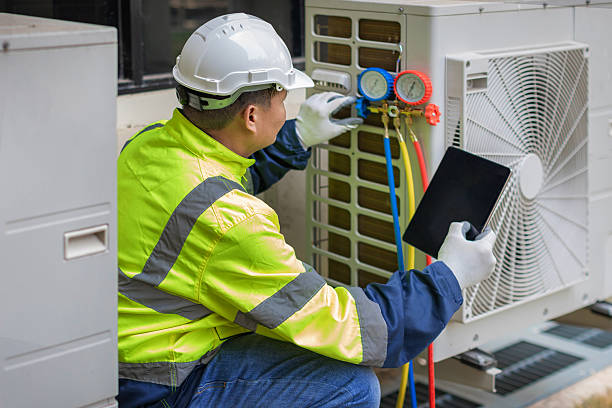 Professional Hvac technician working in Stokesdale, NC